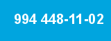 994 448-11-02 994 448-11-02